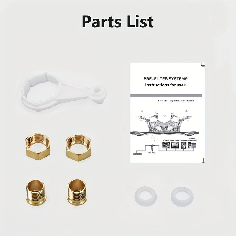 Préfiltre pour toute la maison – Filtre à sédiments en maille d'acier inoxydable