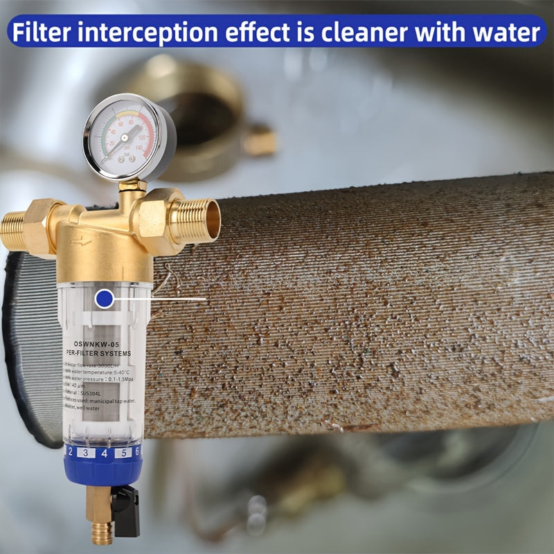 Whole House Pre-Filter – Stainless Steel Mesh Sediment Filter