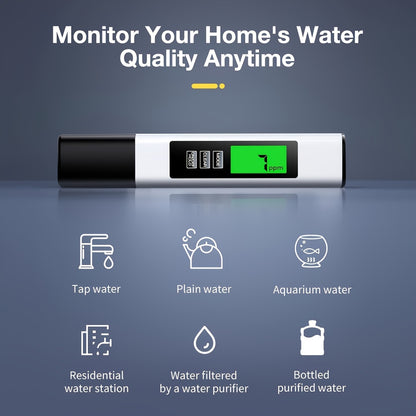 Cloud Prime 3-in-1 Water Tester – TDS, EC & Temperature