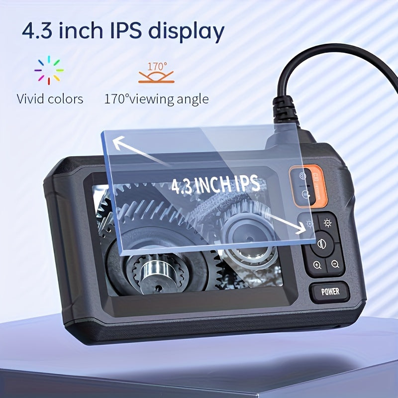 Telecamera endoscopica LCD IPS da 4,3" Inskam. Idraulica e auto