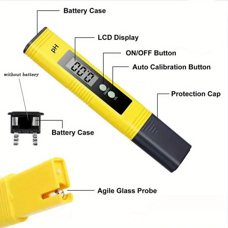 Digital pH Meter – High-Precision Water Tester