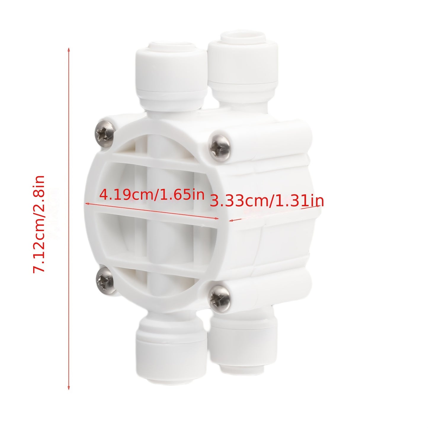 Easy-Install 4-Way Auto Shut-Off Valve for RO Systems