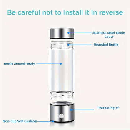 Portable Hydrogen Infuser Water Bottle