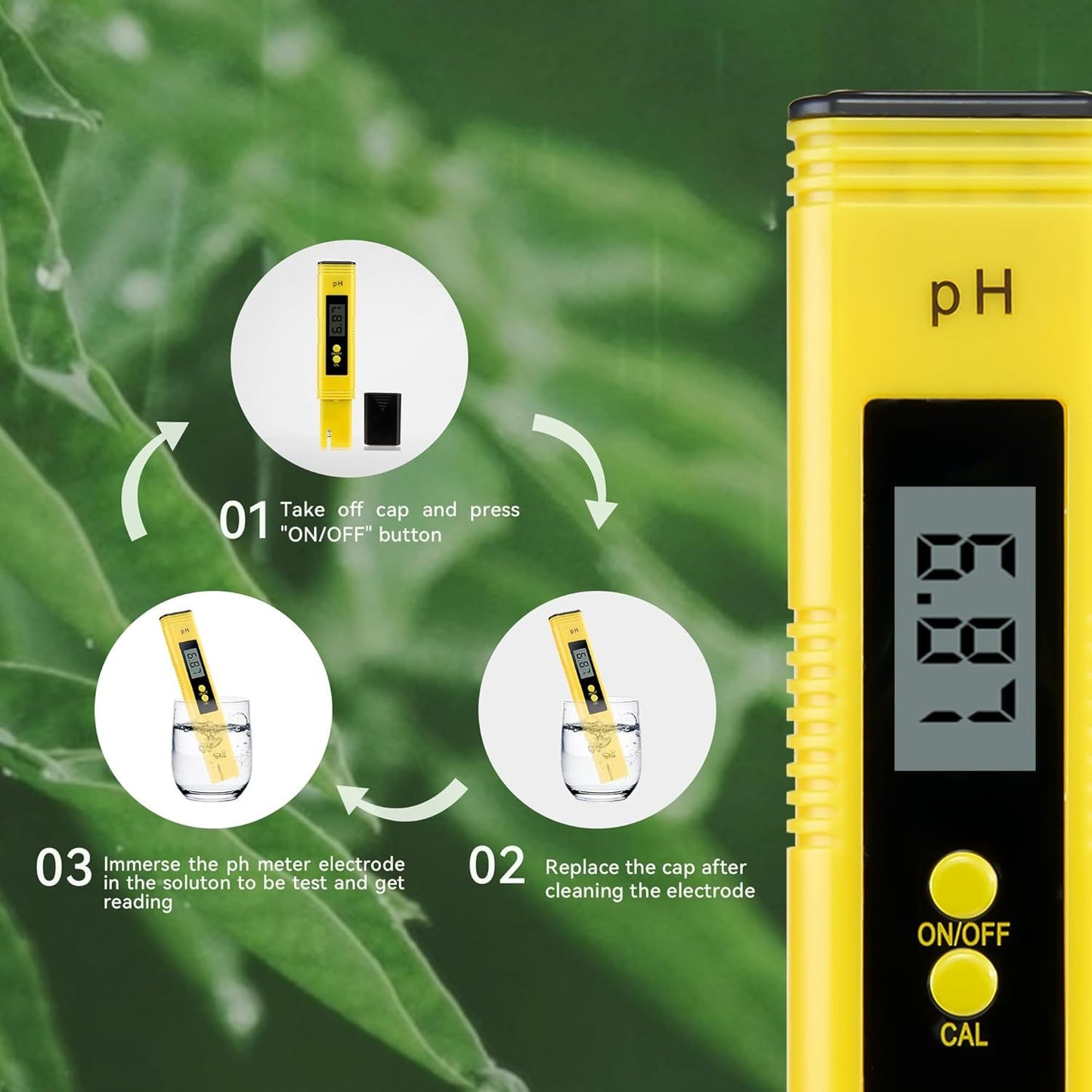 Digital pH Meter – High-Precision Water Tester