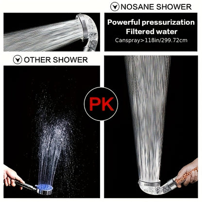 High-Pressure Handheld Shower Head with Filter