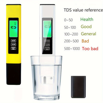 Cloud Prime 3-in-1 Water Tester – TDS, EC & Temperature