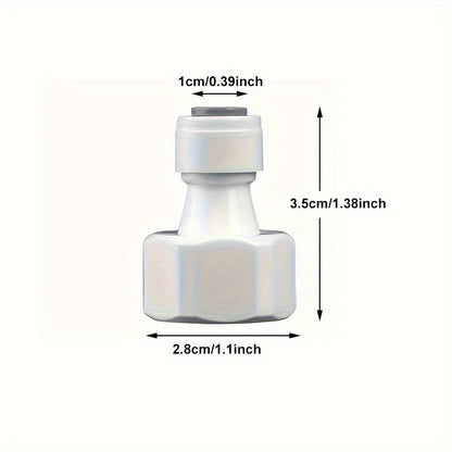 5-Pack Plastic Water Filter Adapters – 1/2" Female to 3/4" Male Quick Connect