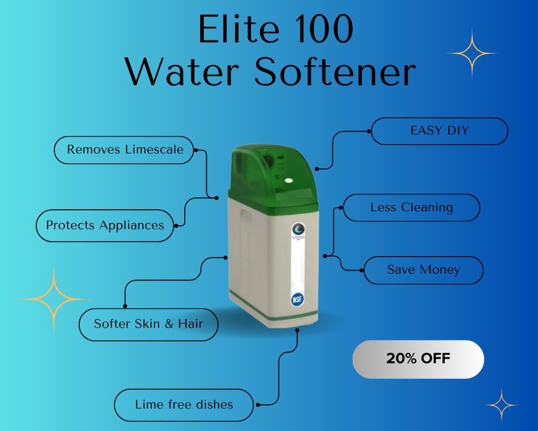 Elite 100 Water Softener + Installation of System