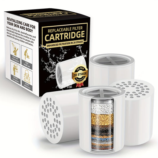 20-Stage Shower Filter Replacement Cartridge