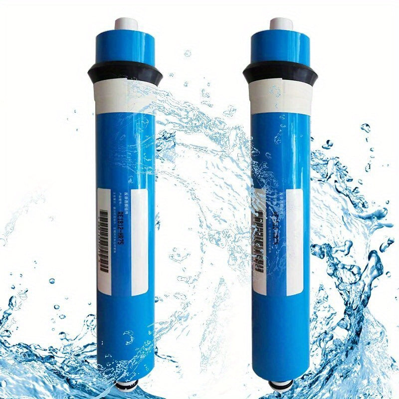 2-Pack Reverse Osmosis Membranes – 75/100/150 GPD for Under Sink Systems