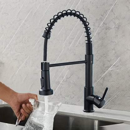 Kitchen Pull-Down Spring Sink Faucet